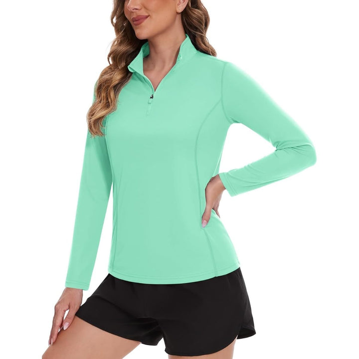 Women's Sun Protection Hiking Golf Shirts Long Sleeve - Women's Shirts