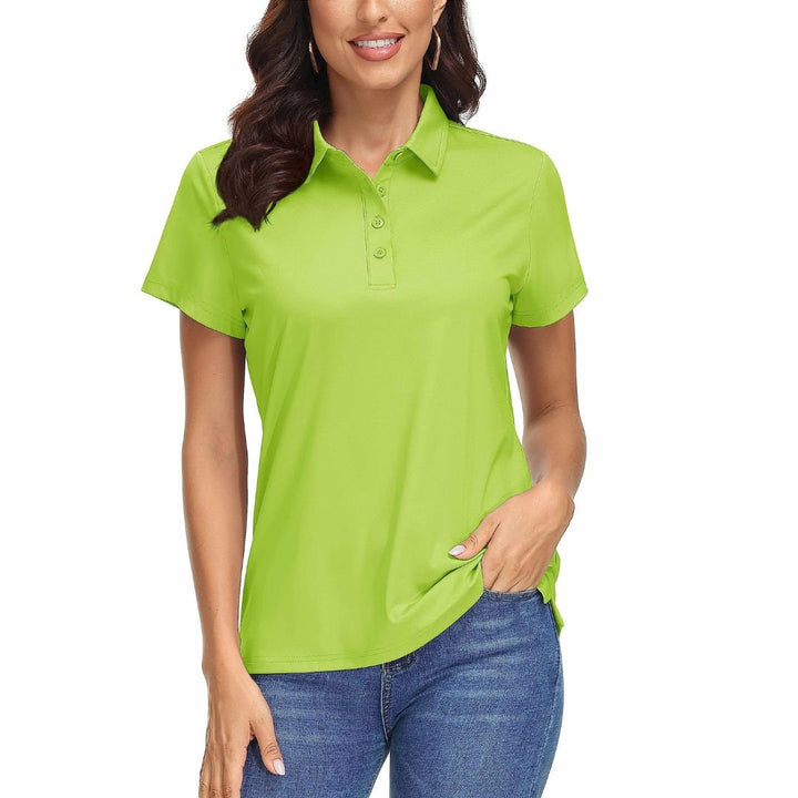 Women's UPF 50+ Sun Protection Golf Quick - Dry Polo Collared Shirts - Women's Shirts