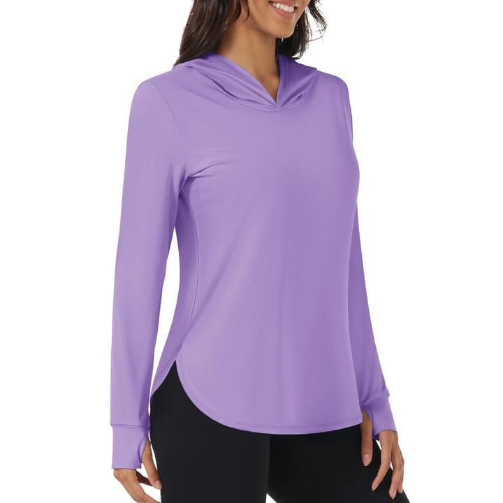 Women's UPF 80+ Sun Protection Hoodie Hiking UV Shirt - Women's hoodie