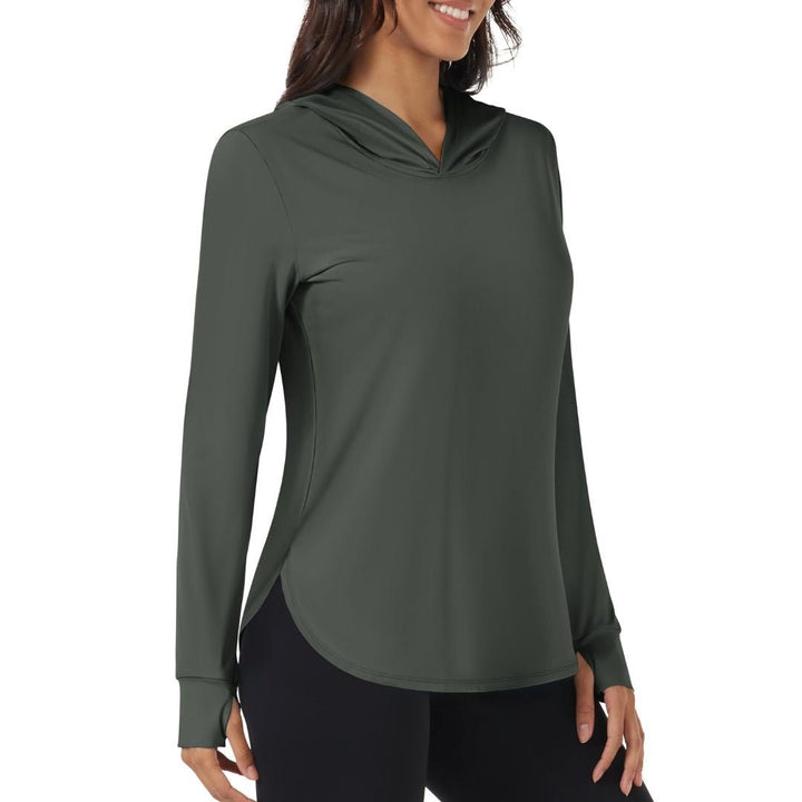 Women's UPF 80+ Sun Protection Hoodie Hiking UV Shirt - Women's hoodie