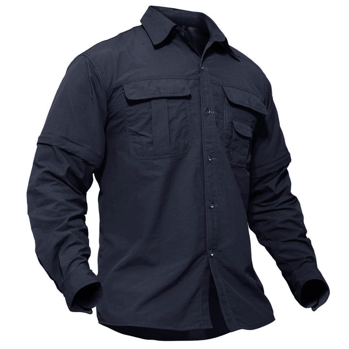 Quick-Dry Detachable Button-down Tactical Shirts - Men's Tactical