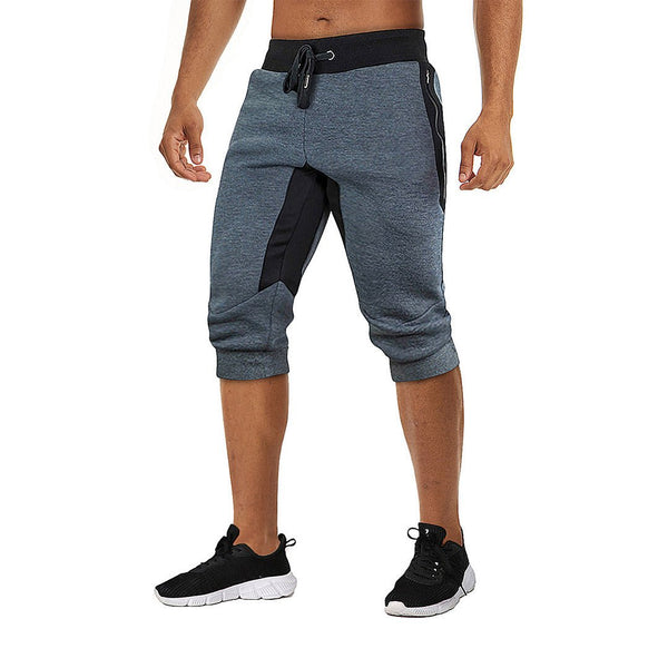 TACVASEN Men s 3 4 Joggers Slim Fit Capri Pants Army Green 36