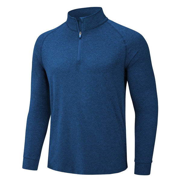 Men's 1/4 Zip Pullover Shirts Sun Protection UPF 50+ Long Sleeve - Men's Running Shirts