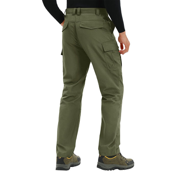 Men's 9 Pockets Ripstop Water Repellent Tactical Pants - Fall Winter 2022