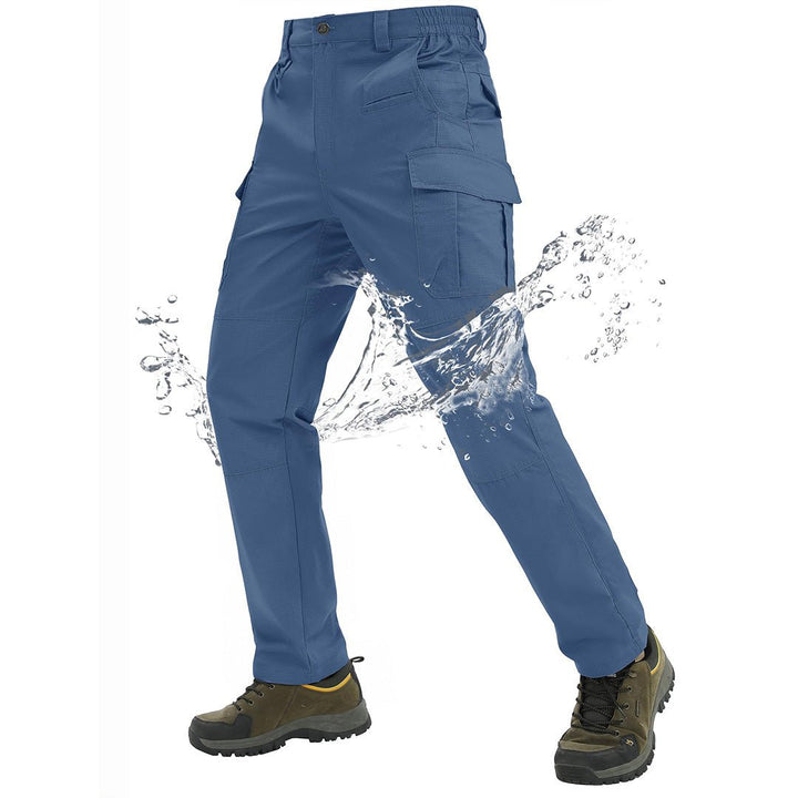 Men's 9 Pockets Ripstop Water Repellent Tactical Pants - Fall Winter 2022