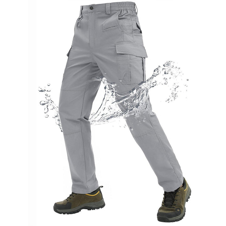 Men's 9 Pockets Ripstop Water Repellent Tactical Pants - Fall Winter 2022