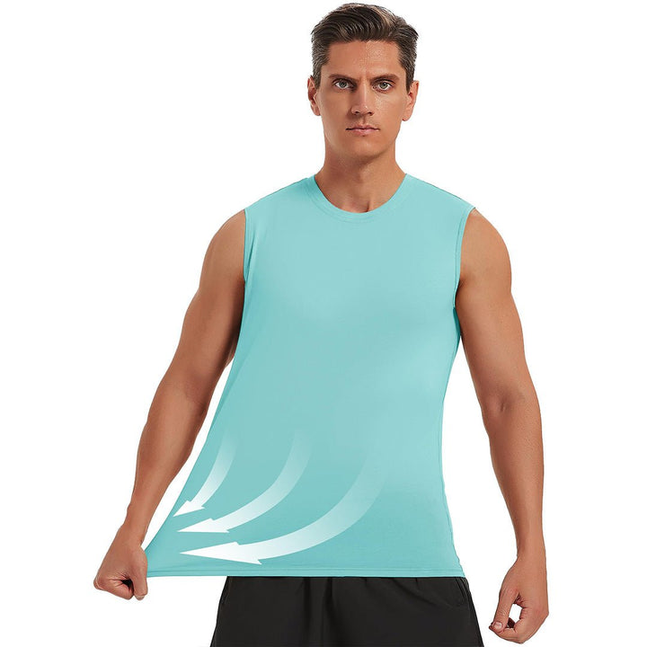 Men's Bodybuilding Tank Tops Cotton Workout T-Shirts - Men's T-shirts