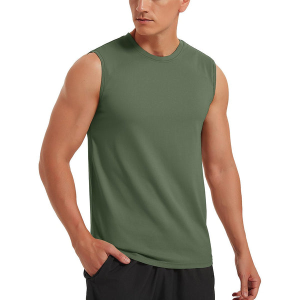 Men's Bodybuilding Tank Tops Cotton Workout T-Shirts - Men's T-shirts
