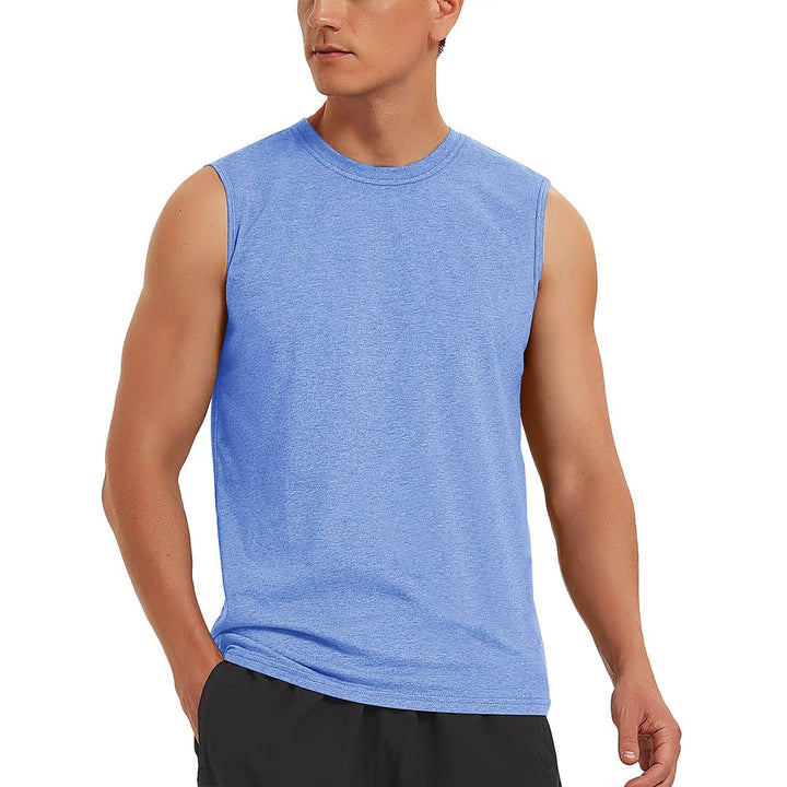 Men's Bodybuilding Tank Tops Cotton Workout T-Shirts - Men's T-shirts