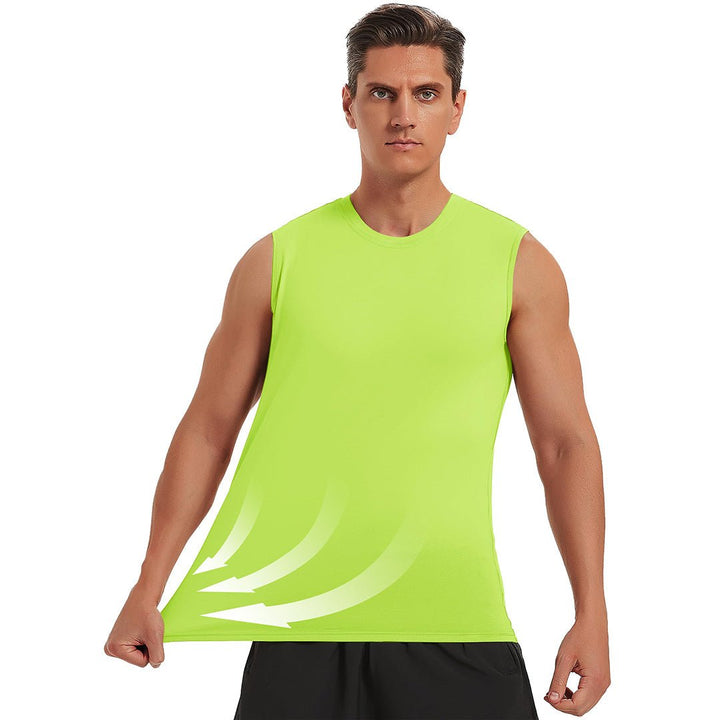 Men's Bodybuilding Tank Tops Cotton Workout T-Shirts - Men's T-shirts