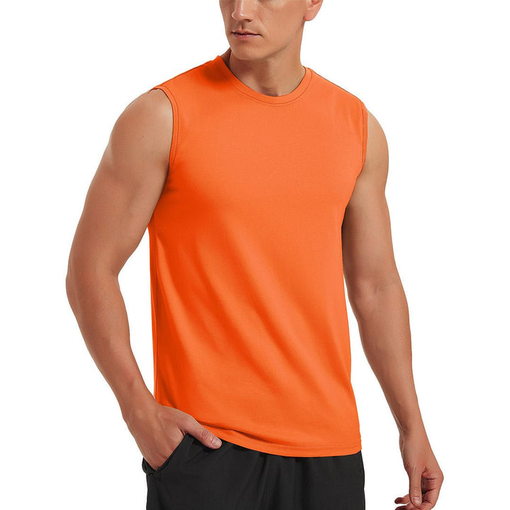 Men's Bodybuilding Tank Tops Cotton Workout T-Shirts - Men's T-shirts