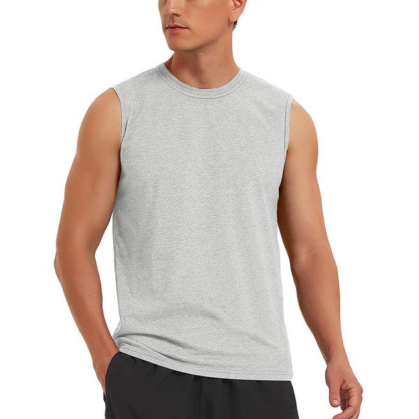 Men's Bodybuilding Tank Tops Cotton Workout T-Shirts - Men's T-shirts