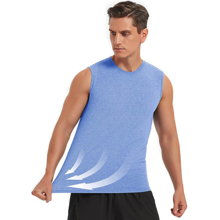 Men's Bodybuilding Tank Tops Cotton Workout T-Shirts - Men's T-shirts