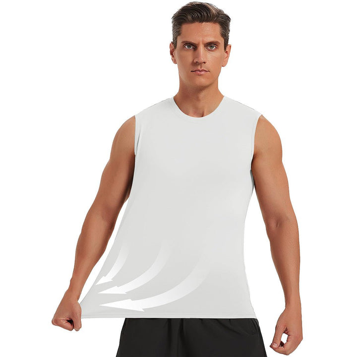 Men's Bodybuilding Tank Tops Cotton Workout T-Shirts - Men's T-shirts