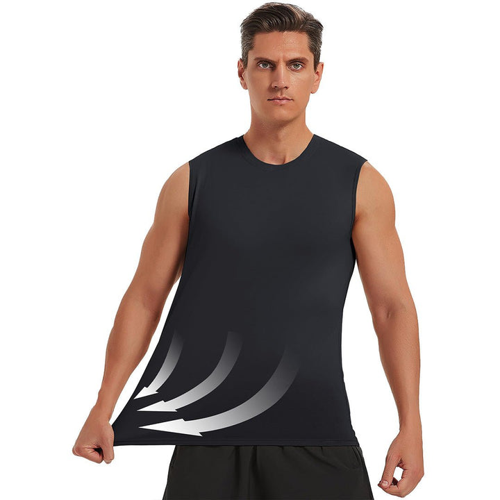 Men's Bodybuilding Tank Tops Cotton Workout T-Shirts - Men's T-shirts