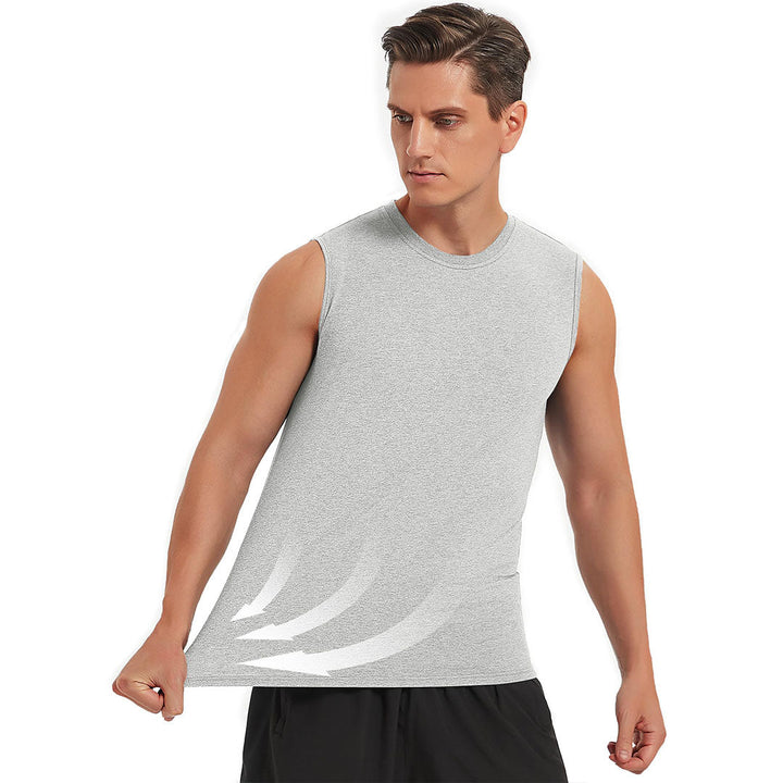 Men's Bodybuilding Tank Tops Cotton Workout T-Shirts - Men's T-shirts