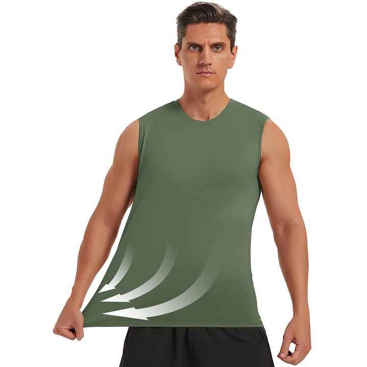 Men's Bodybuilding Tank Tops Cotton Workout T-Shirts - Men's T-shirts