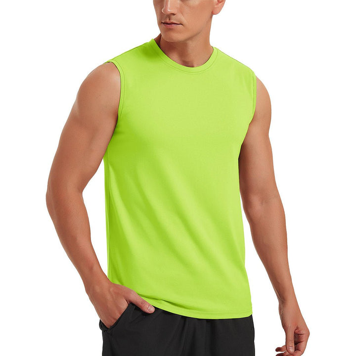 Men's Bodybuilding Tank Tops Cotton Workout T-Shirts - Men's T-shirts