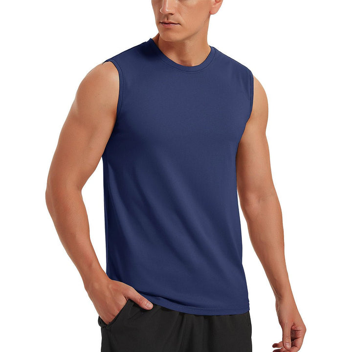 Men's Bodybuilding Tank Tops Cotton Workout T-Shirts - Men's T-shirts