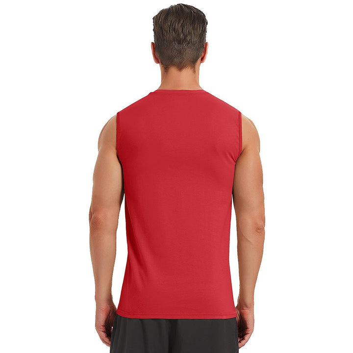 Men's Bodybuilding Tank Tops Cotton Workout T-Shirts - Men's T-shirts