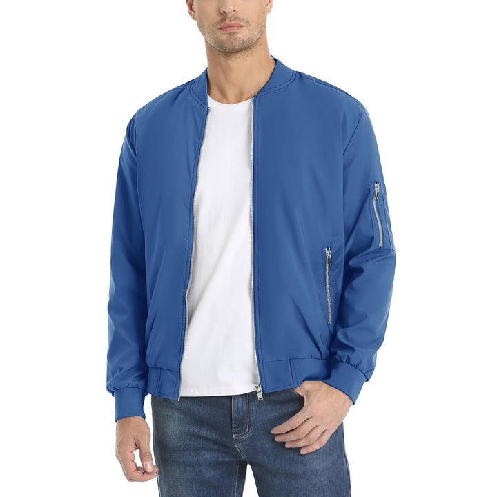 Men's Bomber Zip Pockets Spring Outdoor Sport Jackets - Fall Winter 2022