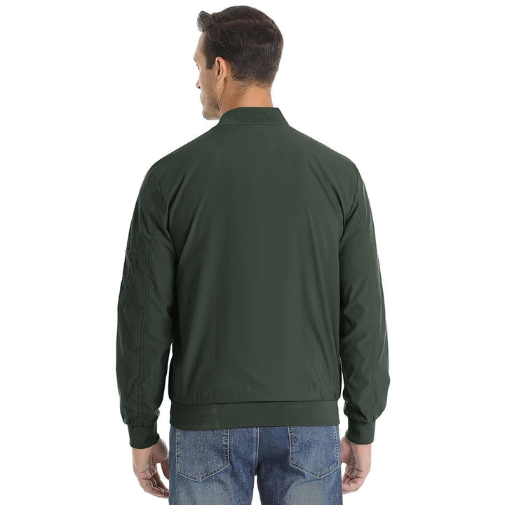 Men's Bomber Zip Pockets Spring Outdoor Sport Jackets - Fall Winter 2022