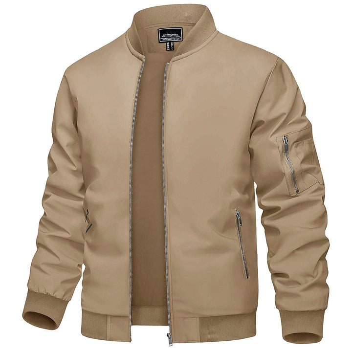 Men's Bomber Zip Pockets Spring Outdoor Sport Jackets - Fall Winter 2022