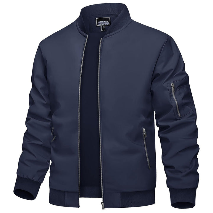 Men's Bomber Zip Pockets Spring Outdoor Sport Jackets - Fall Winter 2022