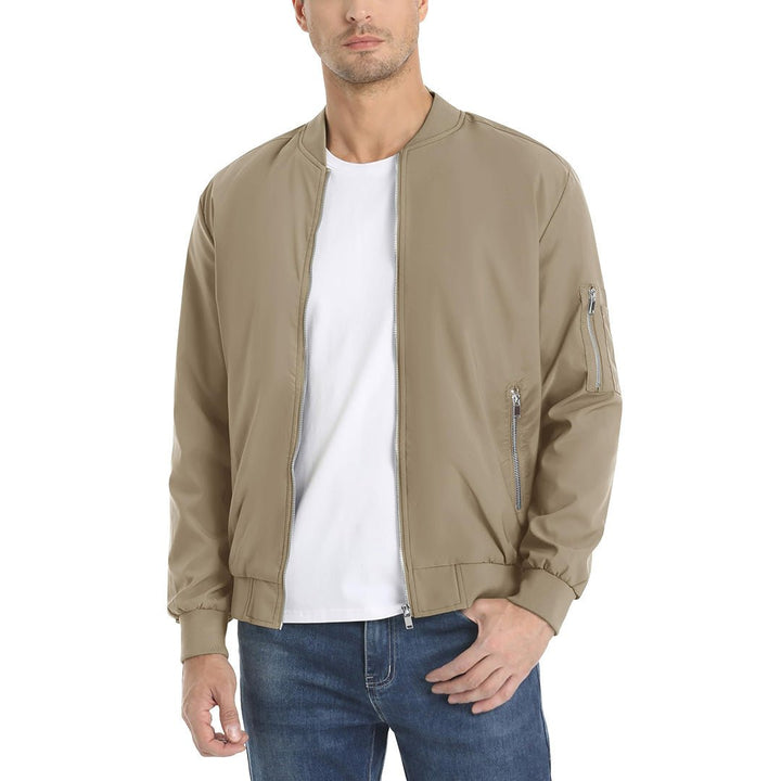 Men's Bomber Zip Pockets Spring Outdoor Sport Jackets - Fall Winter 2022