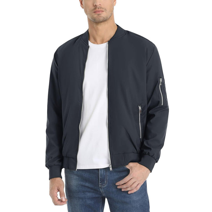 Men's Bomber Zip Pockets Spring Outdoor Sport Jackets - Fall Winter 2022