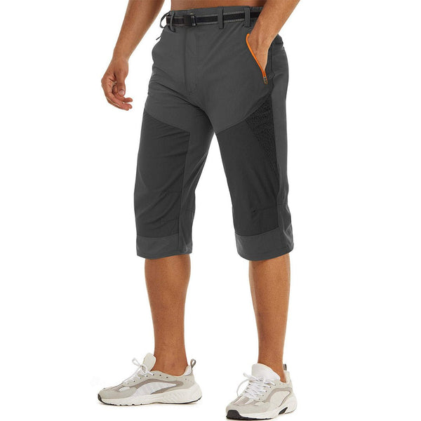 Men's 3/4 Joggers Slim Fit Capri Pants - TACVASEN