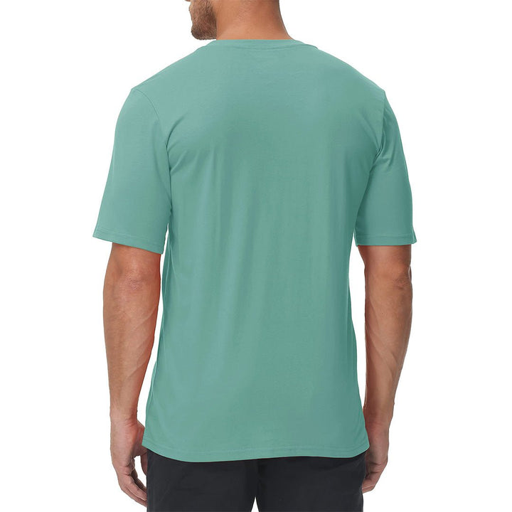 Men's Casual Cotton Henley Shirts - Men's T-shirts