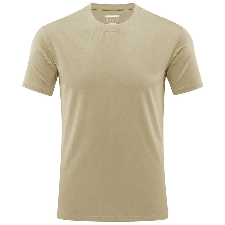 Men's Casual Crew Neck Cotton T-Shirt - Men's T-shirts