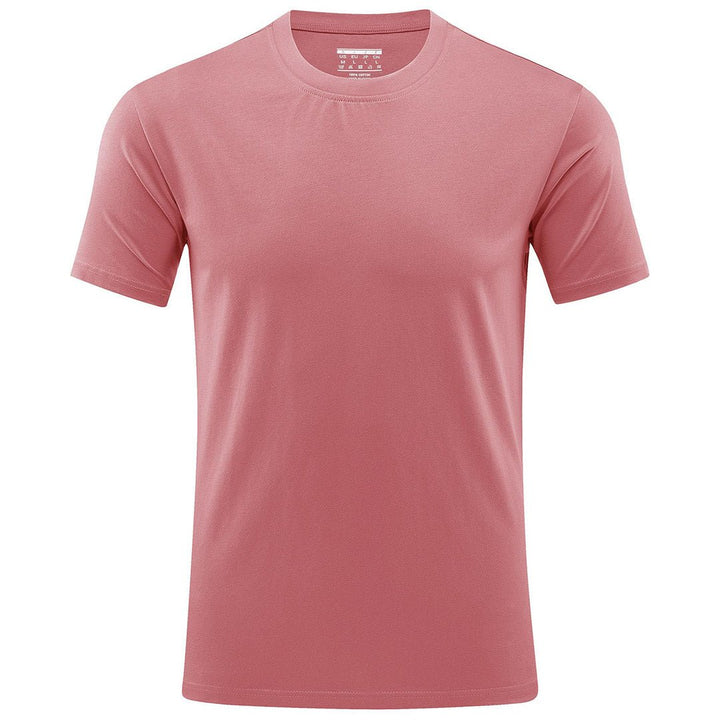 Men's Casual Crew Neck Cotton T-Shirt - Men's T-shirts