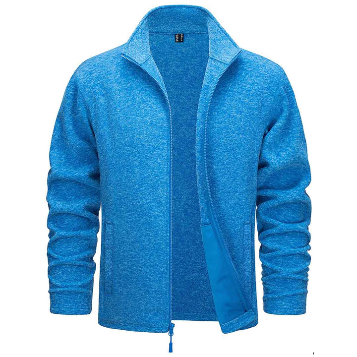 Men's Casual Fleece Full Zip Lightweight Jackets - Men's Coats