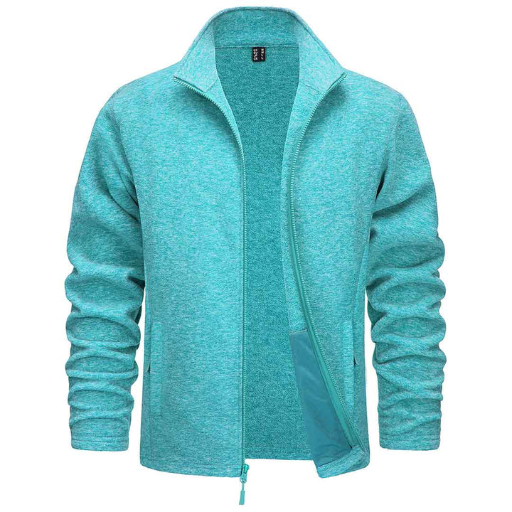 Men's Casual Fleece Full Zip Lightweight Jackets - Men's Coats