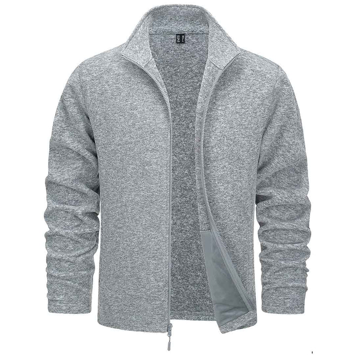 Men's Casual Fleece Full Zip Lightweight Jackets - Men's Coats