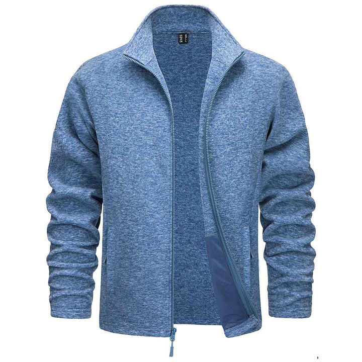 Men's Casual Fleece Full Zip Lightweight Jackets - Men's Coats