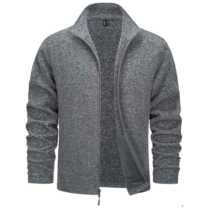 Men's Casual Fleece Full Zip Lightweight Jackets - Men's Coats