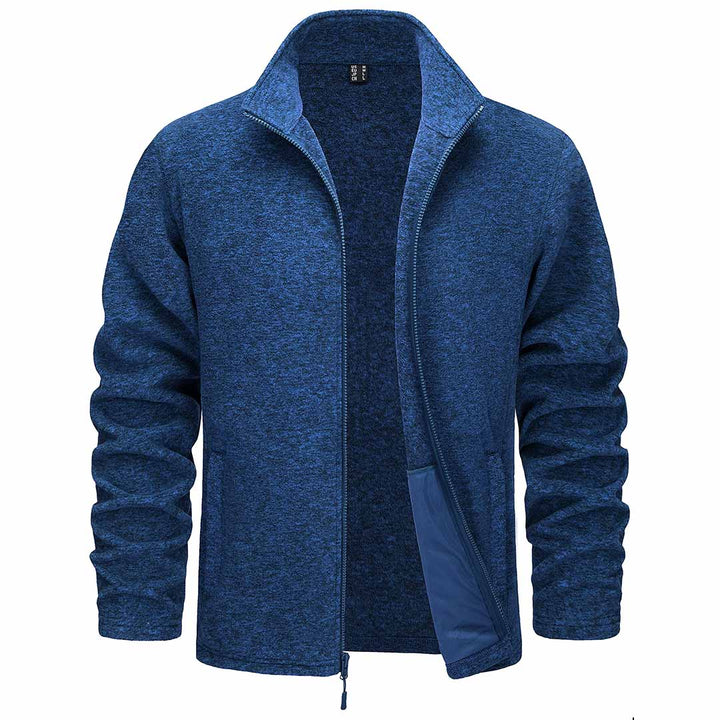 Men's Casual Fleece Full Zip Lightweight Jackets - Men's Coats