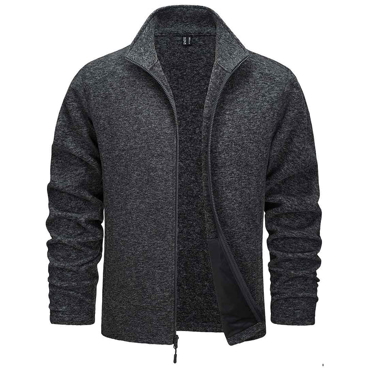 Men's Casual Fleece Full Zip Lightweight Jackets - Men's Coats