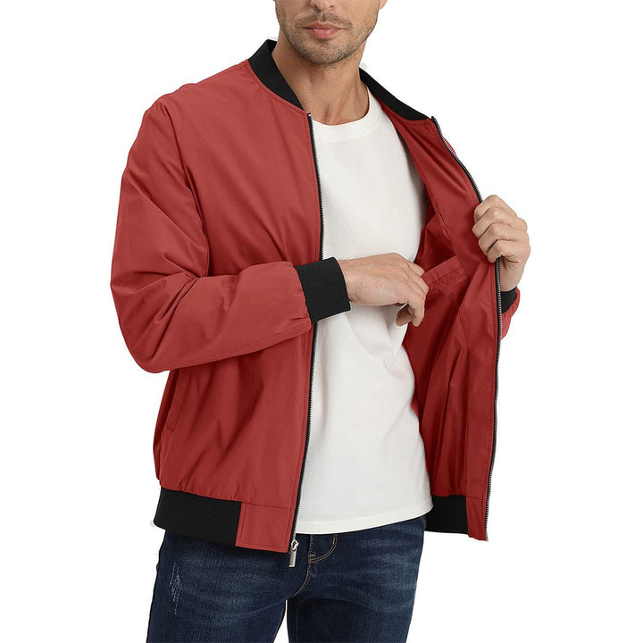 Men's Casual Lightweight Bomber Jacket - Men's Jackets