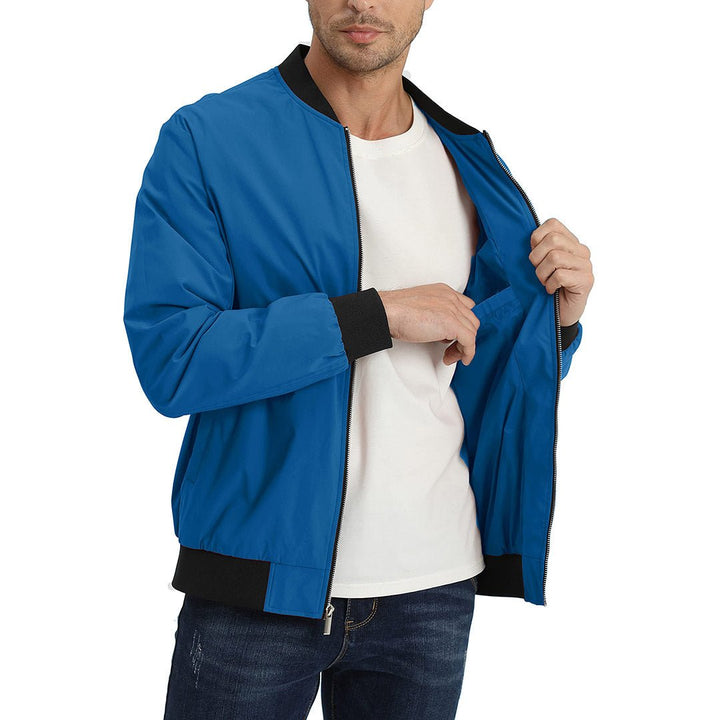 Men's Casual Lightweight Bomber Jacket - Men's Jackets