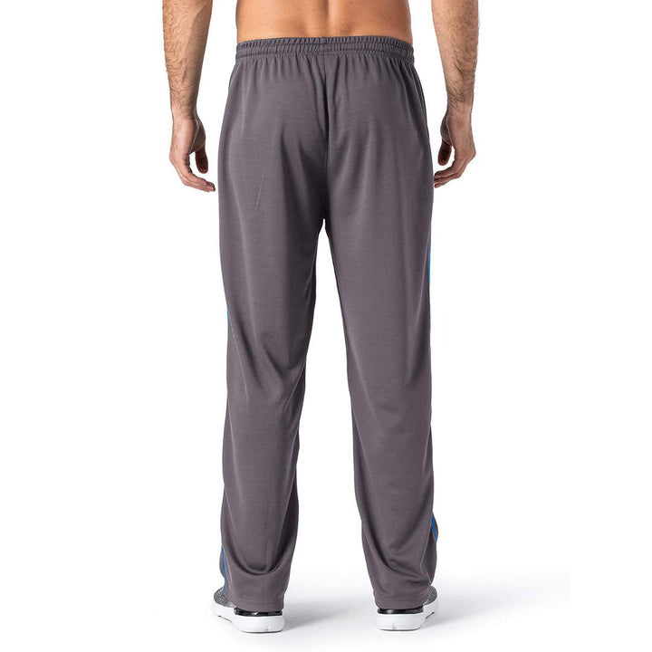 Men's Casual Open Bottom Mesh Sweatpants with Pockets -