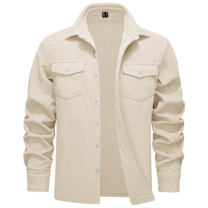 Men's Casual Shacket Lightweight Corduroy Shirt Jacket - Men's Jackets