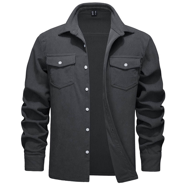 Men's Casual Shacket Lightweight Corduroy Shirt Jacket - Men's Jackets