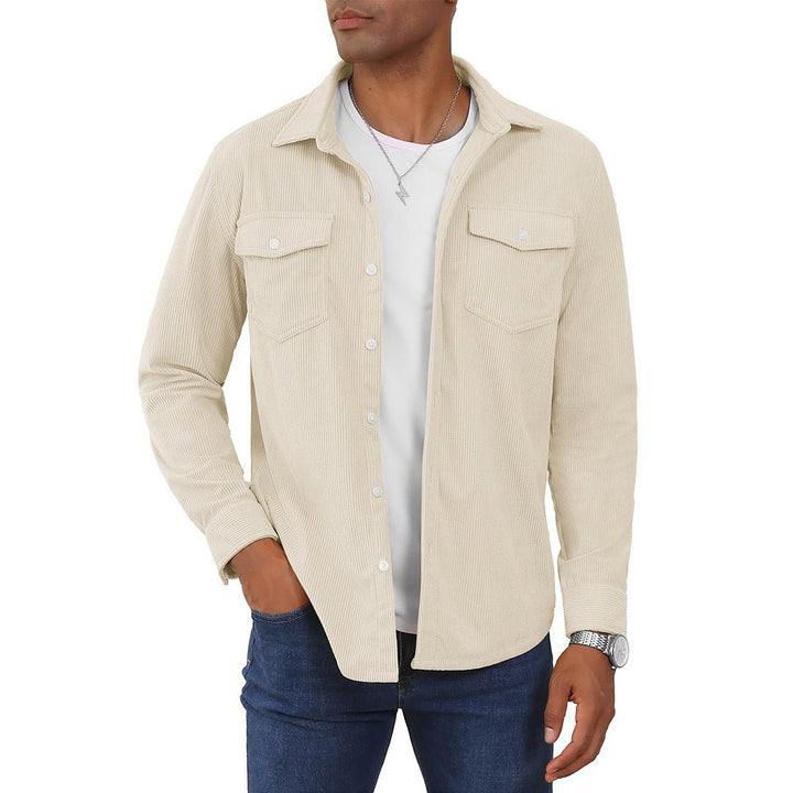 Men's Casual Shacket Lightweight Corduroy Shirt Jacket - Men's Jackets