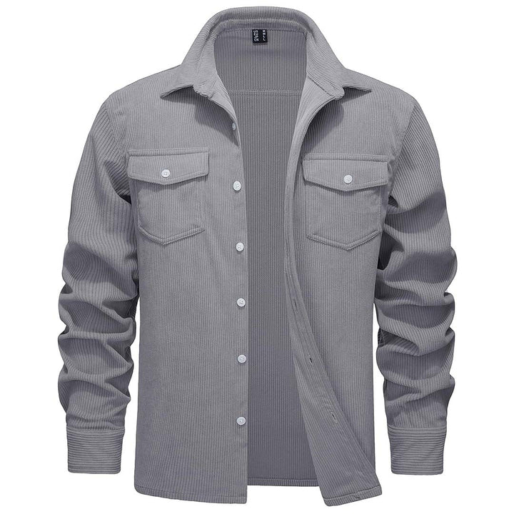 Men's Casual Shacket Lightweight Corduroy Shirt Jacket - Men's Jackets