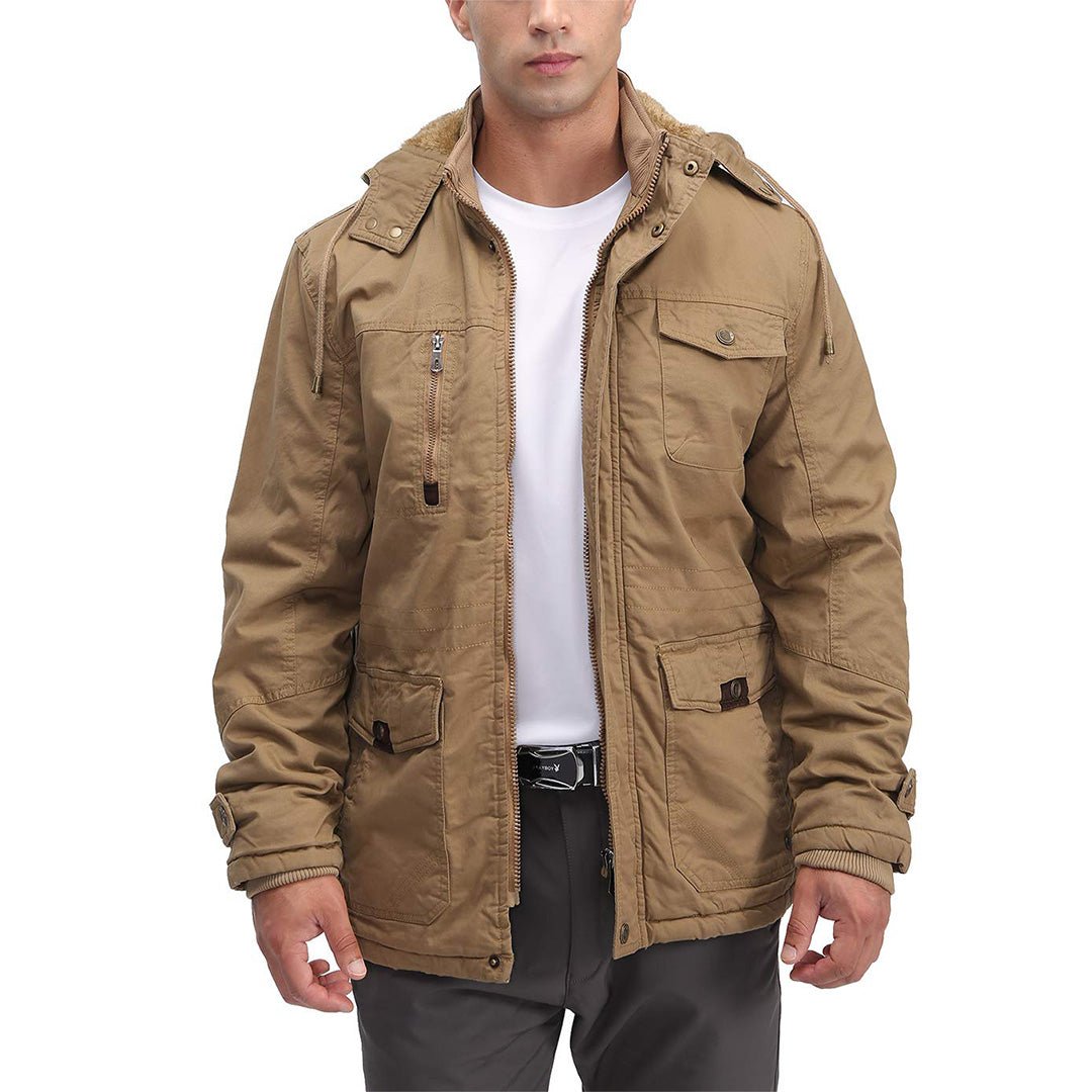 Men's Casual Winter Military Jacket - TACVASEN