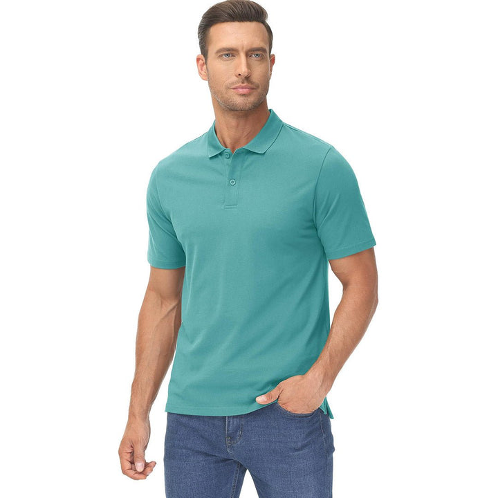 Men's Cooling Summer Casual Pique Polo T-shirts - Men's Polo Shirts